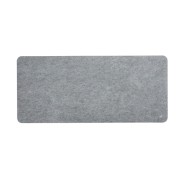 Ewent Alfombrilla de Raton Extragrande para Oficina y Juegos - Extragrande - Superficie de Fieltro - Base de Goma Antideslizante - 900x400x3mm - Color Gris