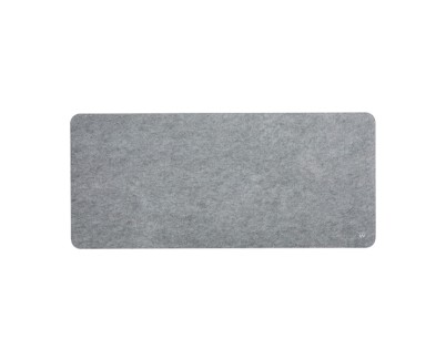 Ewent Alfombrilla de Raton Extragrande para Oficina y Juegos - Extragrande - Superficie de Fieltro - Base de Goma Antideslizante - 900x400x3mm - Color Gris