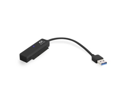 Ewent Cable Adaptador SATA a USB-C - USB-C 3.1 Gen1 - SSD/HDD de 2.5\" - ABS de Alta Resistencia - Indicador LED - Color Negro