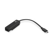 Ewent Cable Adaptador SATA a USB-C - USB-C 3.2 Gen1 - SSD/HDD de 2.5\" - ABS de Alta Resistencia - Indicador LED - Color Negro