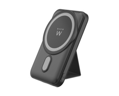 Ewent EW1162 Powerbank Magsafe 10000mAH 22.5W PD y QC - USB-C, USB-A - Color Negro