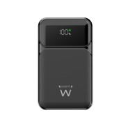 Ewent EW1164 Powerbank 20000mAH 65W PD - USB-A, USB-C - Pantalla LED - Color Negro