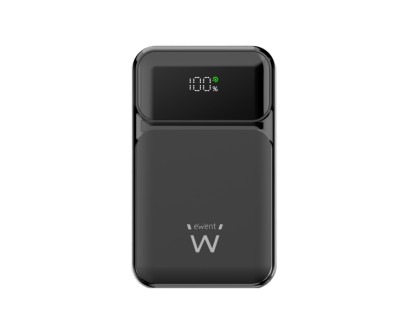 Ewent EW1164 Powerbank 20000mAH 65W PD - USB-A, USB-C - Pantalla LED - Color Negro