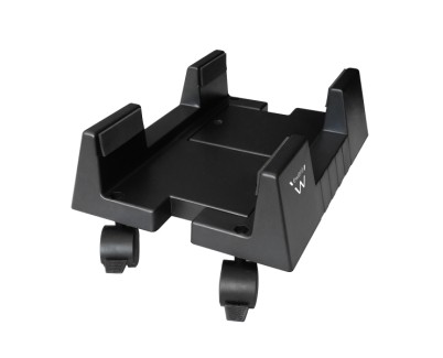Ewent EW1290 Soporte con Ruedas Regulable para Ordenador - Entre 15.5 y 25.5 cm - Max 8 Kg - Color Negro