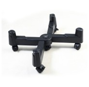 Ewent EW1292 Soporte Movil para CPU - Evita la Electricidad Estatica y las Marcas - Ajustable hasta 25 cm - Hasta 25 kg - Negro