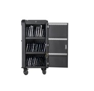 Ewent EW1702 Armario de Carga - 30 Dispositivos - Sistema de Carga Inteligente - USB-C PD 65W -  Color Negro