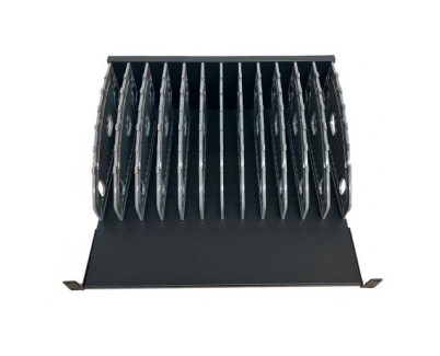 Ewent EW1720 Estante de Carga para Portatiles, Tablets y Smartphones - 12 Ranuras - Compatible con Rack 19\"