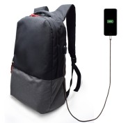 Ewent EW2529 Mochila para Portatil hasta 17\" - Puerto de Carga USB - a Prueba de Agua - Color Negro