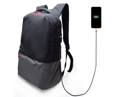 Ewent EW2529 Mochila para Portatil hasta 17\" - Puerto de Carga USB - a Prueba de Agua - Color Negro