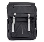 Ewent EW2537 Vintage Mochila para Portatil hasta 16,1\" - Imprermeable - Correa para Trolley - Espalda y Hombros Transpirables - Color Negro