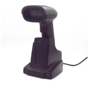 Ewent EW3440 Lector de Codigos de Barras 1D/2D Inalambrico - Wireless y Bluetooth - Autonomia hasta 7h - Base Inteligente - Color Negro