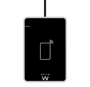 Ewent Lectores de Tarjetas Inteligentes DNIe y NFC - Cable de 0.6m - Sin Contacto - Color Negro