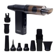 Ewent Pistola de Aire Comprimido - Aspirador, Bomba de Vacio e Inflador - 8 Velocidades -180000 RPM  - Bateria de 8000mah - Color Negro