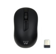 Ewent Raton Inalambrico 2.4hz - Receptor USB-A - 1000dpi - 1 Bateria AA (Incluida) - Color Negro