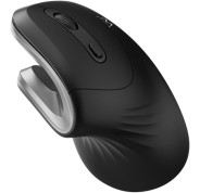 Ewent Raton Inalambrico - Ergonomico - Agarre Vertical - 1000dpi - USB-A 2.4Ghz - 3 Botones - Color Negro/Gris