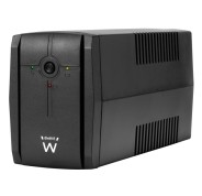 Ewent SAI Interactivo 780VA/390W - 2x Schuko - Cable de Alimentacion - Funcion AVR - Notificacion Sonora y LED - Proteccion Electrica - Bateria de 12V / 7Ah Reemplazable - Color Negro