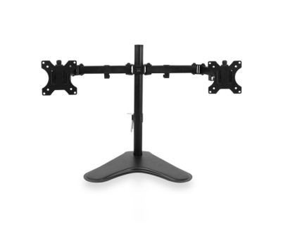 Ewent Soporte de Escritorio para 2 Monitores hasta 32\" - VESA Maximo 100x100 - Color Negro