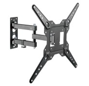 Ewent Soporte de Pared para TV de 23\" hasta 55\"- Movimiento Completo- 3 Pivotes- VESA Maximo 400x400 Color Negro