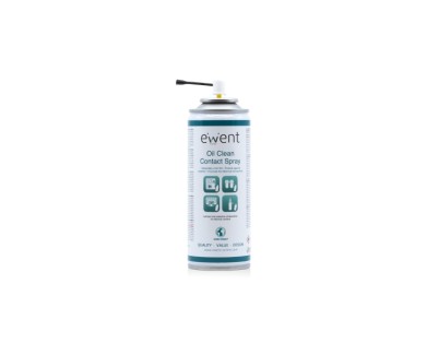 Ewent Spray de Limpieza para Contactos - 200ml - Base de Aceite - Color Ambar Claro