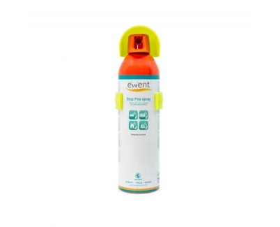 Ewent Spray Extintor para Pequeños Fuegos - Ideal para Automoviles, Camiones, Autocaravanas etc... - Certificado A, B, C y E