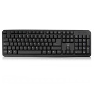 Ewent Teclado con Cable - Diseño Slim - Cable USB-A de 1.35m - Color Negro