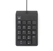 Ewent Teclado Numerico - Cable USB-A de 1.35m - Color Negro