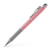 Faber-Castell Apollo Portaminas - Trazo 0.5mm - Agarre Ergonomico - Goma de Borra Integrada - Cuerpo Color Rosa
