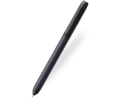 Faber-Castell Avori Boligrafo de Mecanismo Giratorio XB - 92% de Plastico Reciclado - Clip Metalico Solido - Color Negro