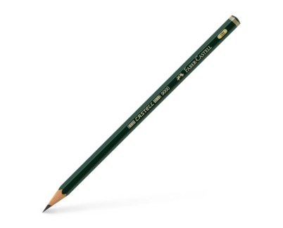 Faber-Castell Castell 9000 Lapiz de Grafito 2B - Mina Resistente a la Rotura - Ecologico