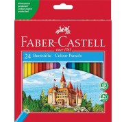 Faber-Castell Classic Colour Pack de 24 Lapices de Colores Hexagonales - Resistencia a la Rotura - Colores Surtidos