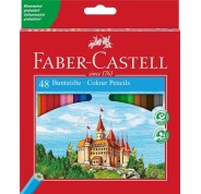 Faber-Castell Classic Colour Pack de 48 Lapices de Colores Hexagonales - Resistencia a la Rotura - Colores Surtidos