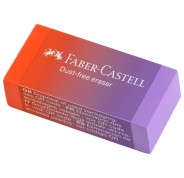 Faber-Castell Dust Free Flow Expositor con 24 Gomas de Borrar - Libre de PVC - Bajo  Residuo - Colores Surtidos
