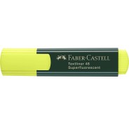 Faber-Castell Rotulador Marcador Fluorescente Textliner 48 - Punta Biselada - Trazo entre 1.2mm y 5mm - Tinta con Base de Agua - Color Amarillo