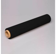 Fabrisa Bobina de Film Extensible con Mandril 23 Micras - Ancho 50cm - 2kg de Peso - Gran Resistencia - Color Negro