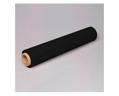 Fabrisa Bobina de Film Extensible con Mandril 23 Micras - Ancho 50cm, Largo 115m - 2kg de Peso - Gran Resistencia - Color Negro