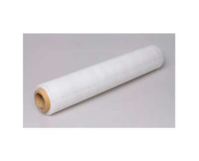 Fabrisa Bobina de Film Extensible con Mandril 23 Micras - Ancho 50cm, Largo 115m- 2kg de Peso - Gran Resistencia - Transparente