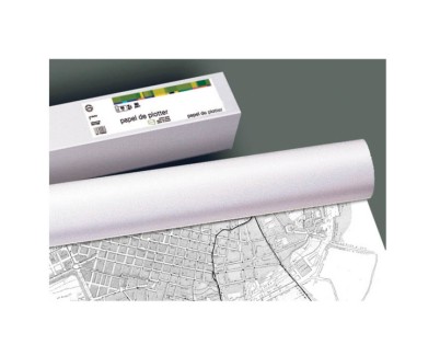 Fabrisa Plus Bobina de Papel para Plotter 90gr - Medidas 610mm x 50m