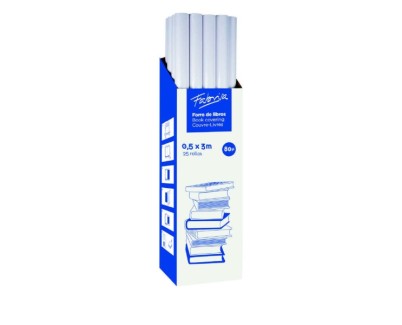Fabrisa Rollo de Forro para Libros 80µ 0.5x3m - Polipropileno - Alta Resistencia a Arañazos y Marcas