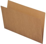 Fade Subcarpetas Simples - Formato A4 - Cartulina Kraft de 170g/m2 - Certificado Ecolabel - Color Marron