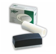 Faibo Borrador para Pizarra Blanca Magnetico - Con 5 Hojas Intercambiables - Con Empuñadura de Plastico