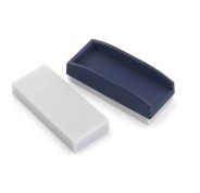 Faibo Borrador para Pizarra de Tiza - Base de Espuma Especial - Reversible y Lavable - Con Empuñadura de Plastico