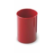 Faibo Cubilete Redondo 7.8x10cm - Fabricado en Poliestireno - 100% Reciclable - Color Rojo