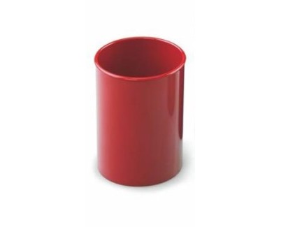 Faibo Cubilete Redondo 7.8x10cm - Fabricado en Poliestireno - 100% Reciclable - Color Rojo