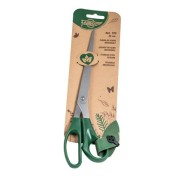 Faibo Tijeras de Oficina 25cm - Acero Inoxidable - Empuñadura Ergonomica - Punta Roma - Color Verde Oscuro