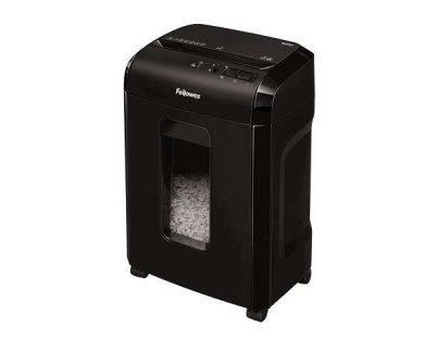 Fellowes 10M Destructora de Papel Manual Microcorte P-5 - Destruye hasta 10 Hojas - Capacidad de la Papelera 19L - Color Negro