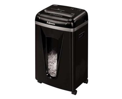Fellowes 450M Destructora de Papel Manual Microcorte - Destruye hasta 9 Hojas - 22L