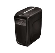 Fellowes 60Cs Destructora de Papel Manual Corte en Particulas P-4 - Destruye hasta 10 Hojas - Capacidad de la Papelera 22L - Destruye Grapas, Clips y Tarjetas de Credito - Color Negro
