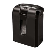 Fellowes 63Cb Destructora de Papel Manual Corte en Particulas P-3 - Destruye hasta 10 Hojas a la Vez - Capacidad de la Papelera 19L - Color Negro