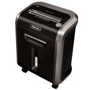 Fellowes 79Ci Destructora de Papel Manual Corte en Particulas P-4 - Destruye hasta 16 Hojas - Capacidad de la Papelera 23L - Color Negro