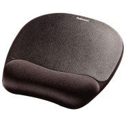 Fellowes Alfombrilla con Reposamuñecas Espuma Memory Foam - Confort Excepcional - Color Negro